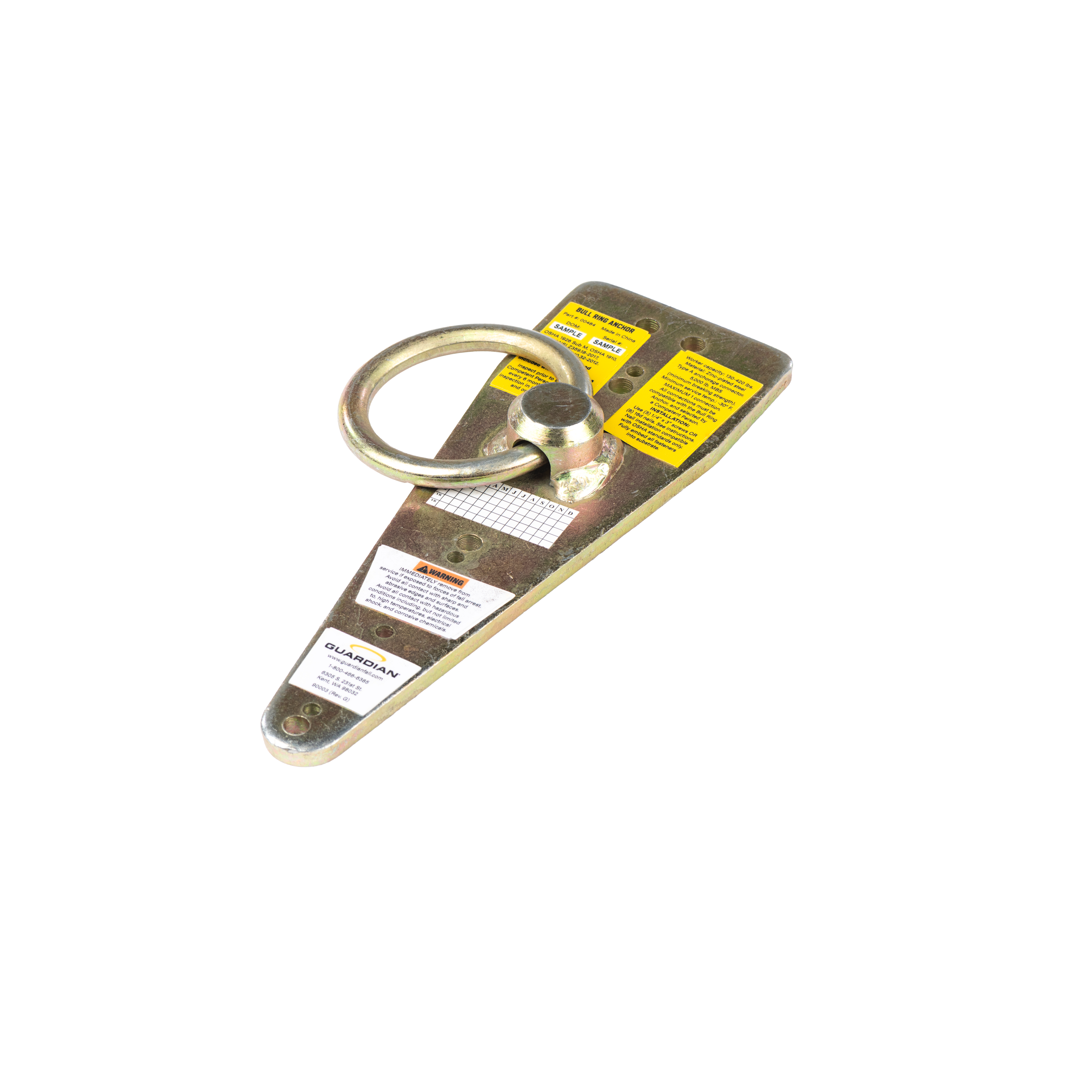 Guardian Fall Protection 00484 Bull Ring Anchor