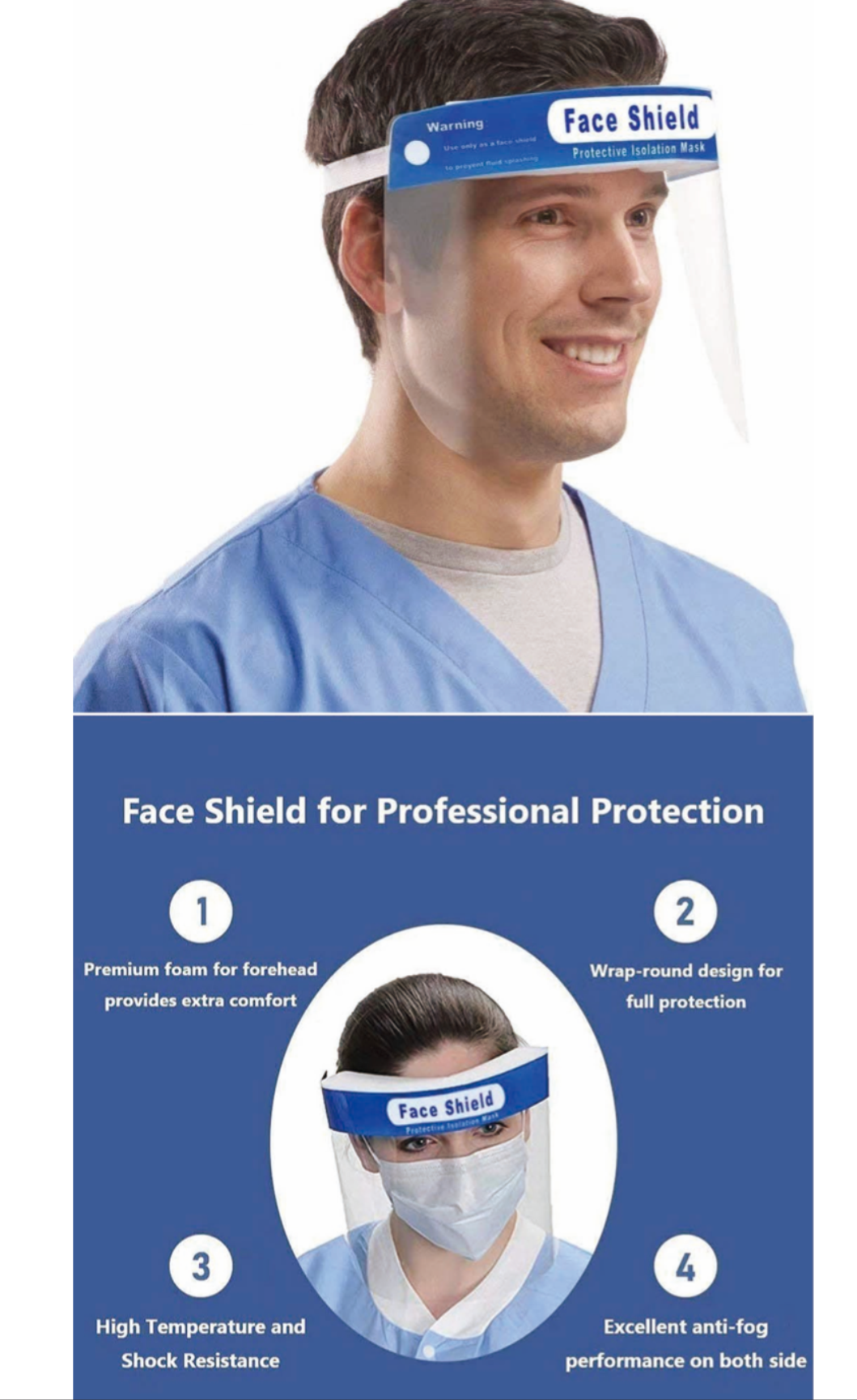 Saf-T-Gard® FS-1307 Faceshield