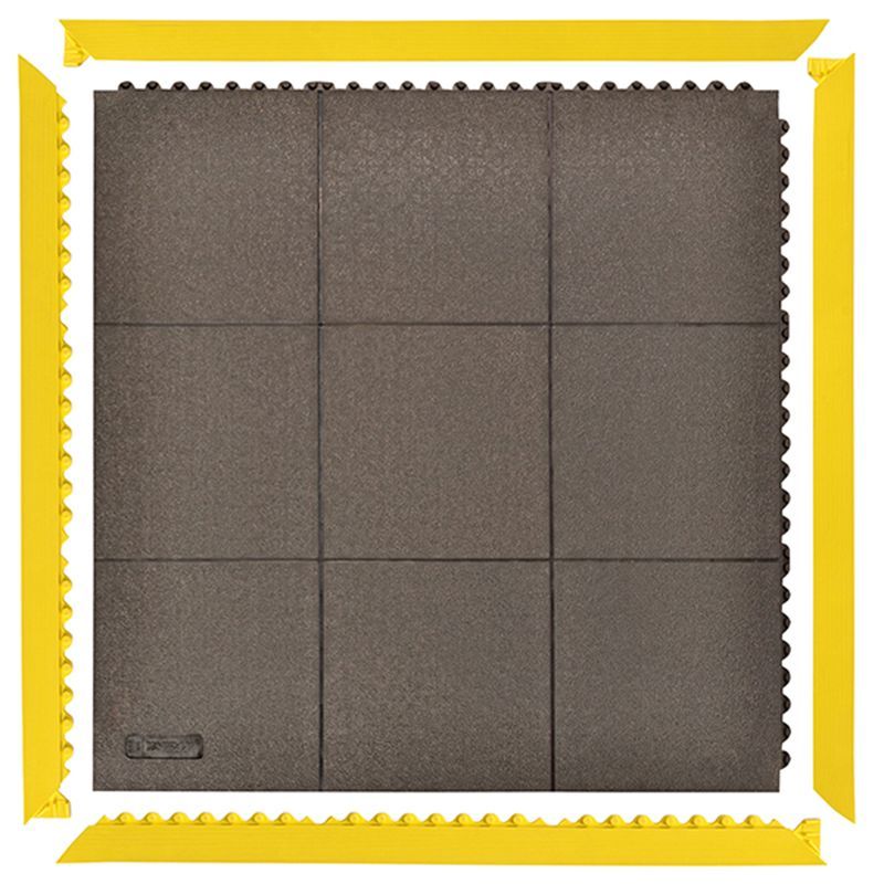 NoTrax® Cushion-Ease® 556-3x3/B Solid Anti-Fatigue Mat