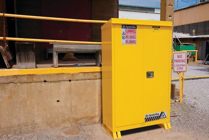 Justrite® Sure-Grip® EX 814500 45-Gal Outdoor Safety Cabinet for Flammables
