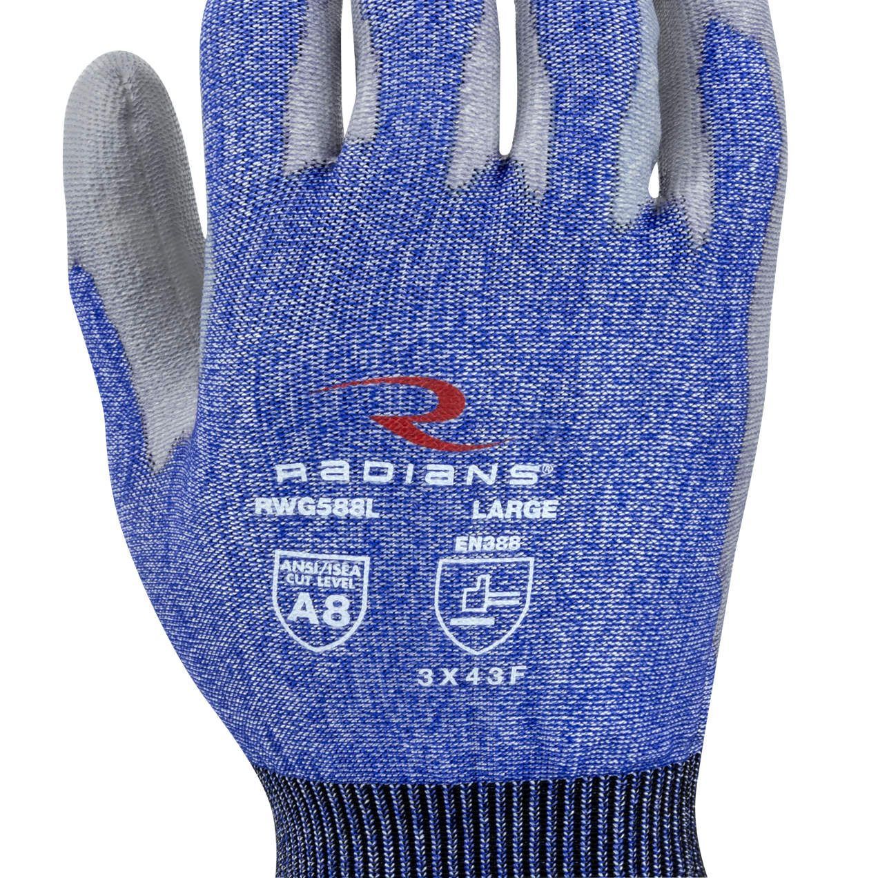 Radians RWG588/2XL Coated Cut-Resistant Gloves