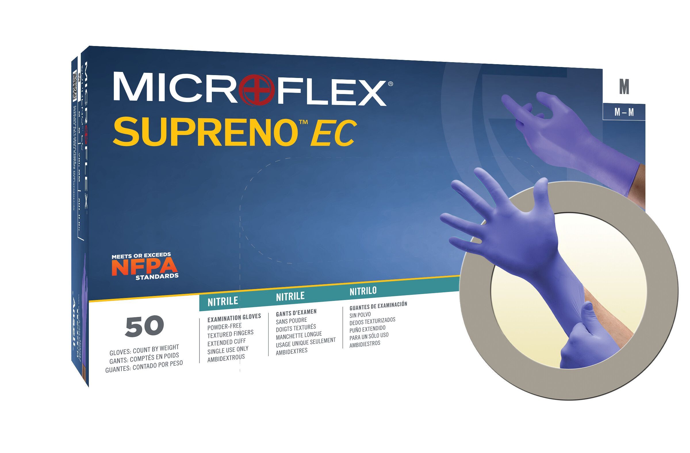 Ansell® Microflex® Supreno® EC SEC-375/2XL Nitrile Disposable Gloves