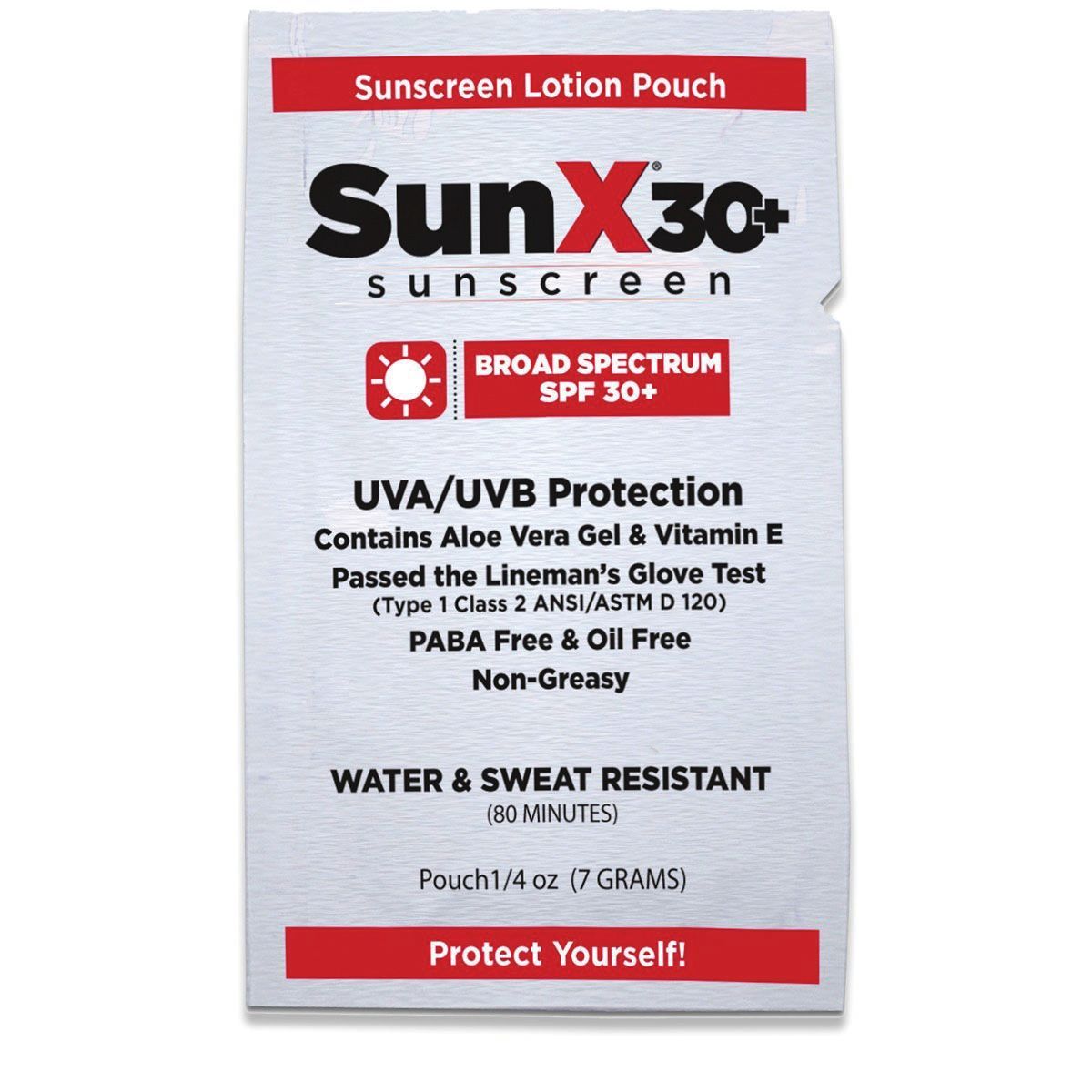 CoreTex® SunX® 71433 SPF 30+ Broad Spectrum Sunscreen Lotion Packs