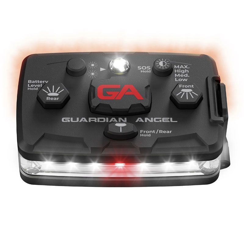 Guardian Angel™ Elite Series™ ELT-W/O White/Orange Wearable Safety Light