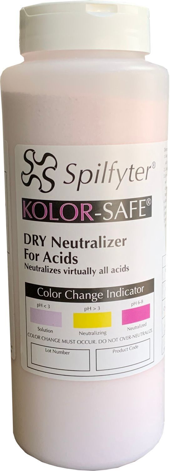 FyterTech Nonwovens™ Spilfyter™ Kolor-Safe® 440001 Acid Neutralizer Shaker Bottle