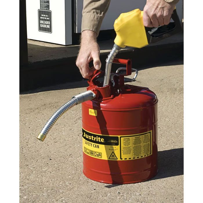 Justrite® 7250130 Type II Safety Can for Flammables