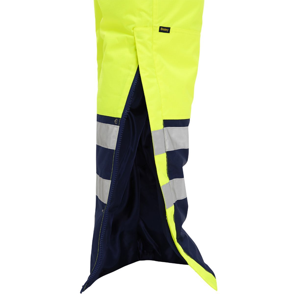 PIP Global Safety Bisley® 318M6452T-YLNV/2XL Hi-Viz Yellow ANSI Class E Extreme Cold Bib Overall
