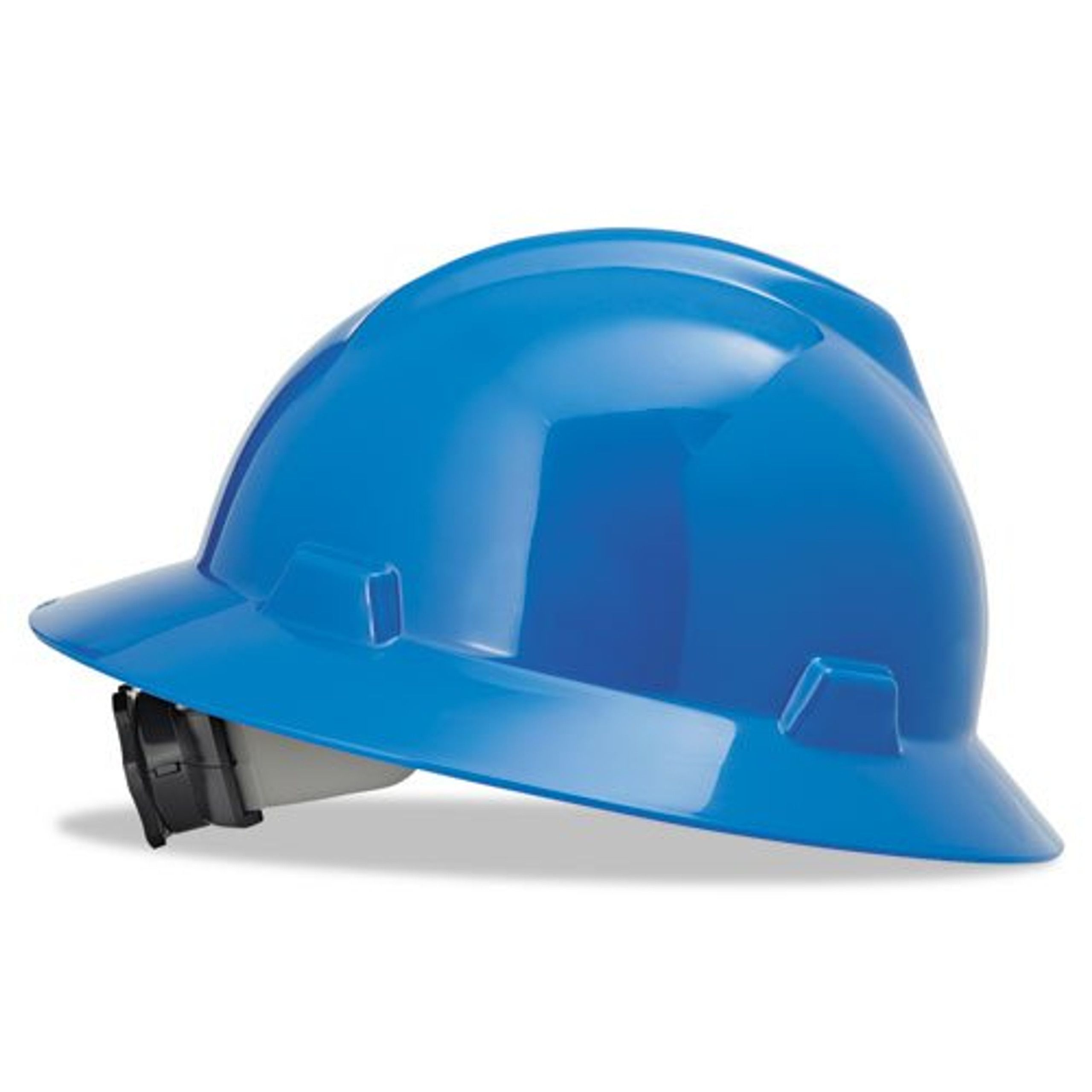 MSA V-Gard® 475368 Full Brim Hard Hat with Fas-Trac® III Suspension
