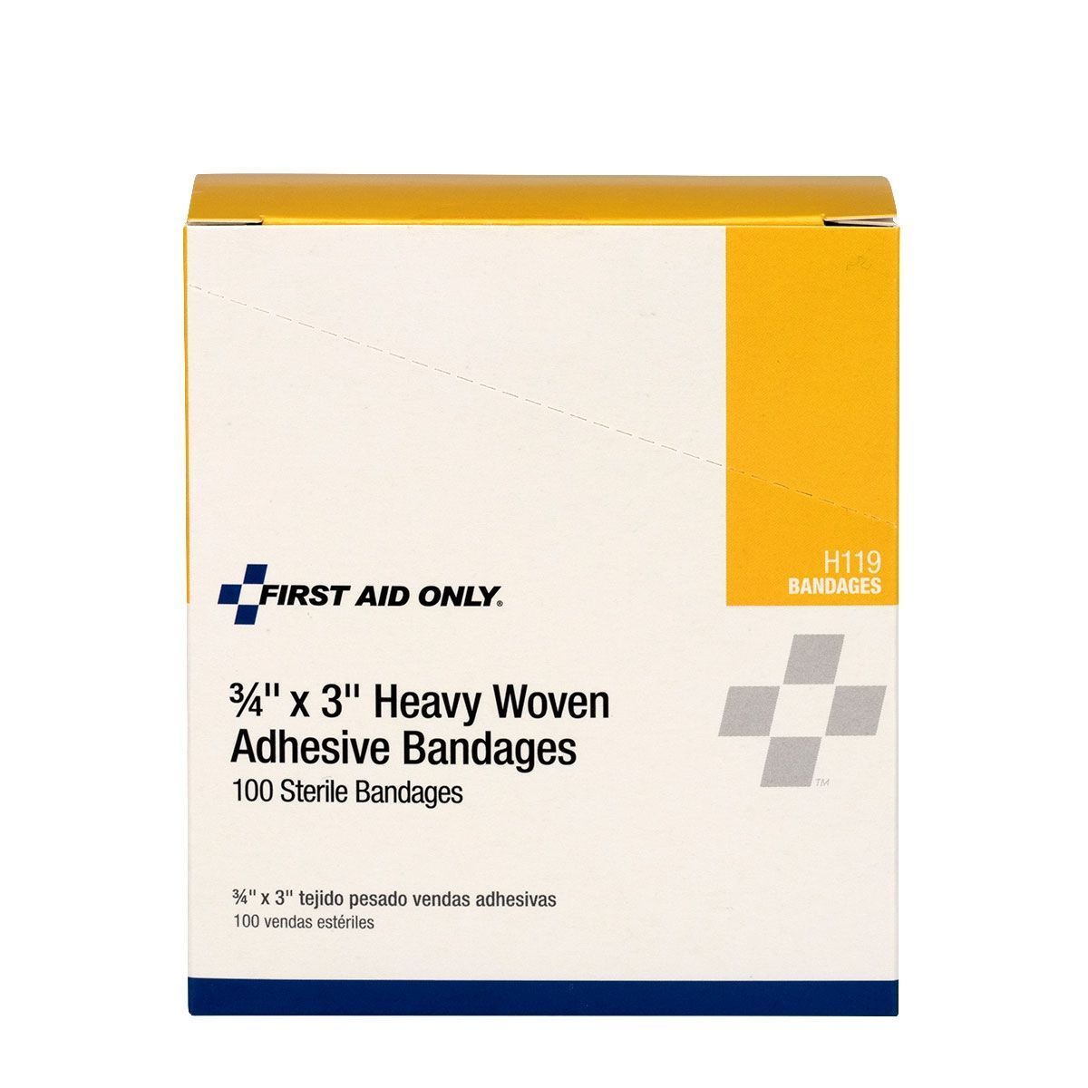 First Aid Only® H119 Heavy Woven Fabric Adhesive Bandage Strips