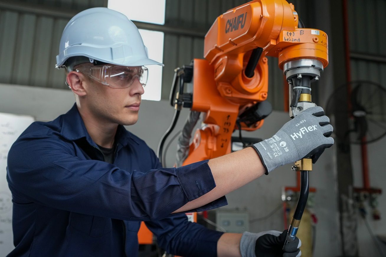 Ansell® HyFlex® 11-571/10 Coated Cut-Resistant Gloves