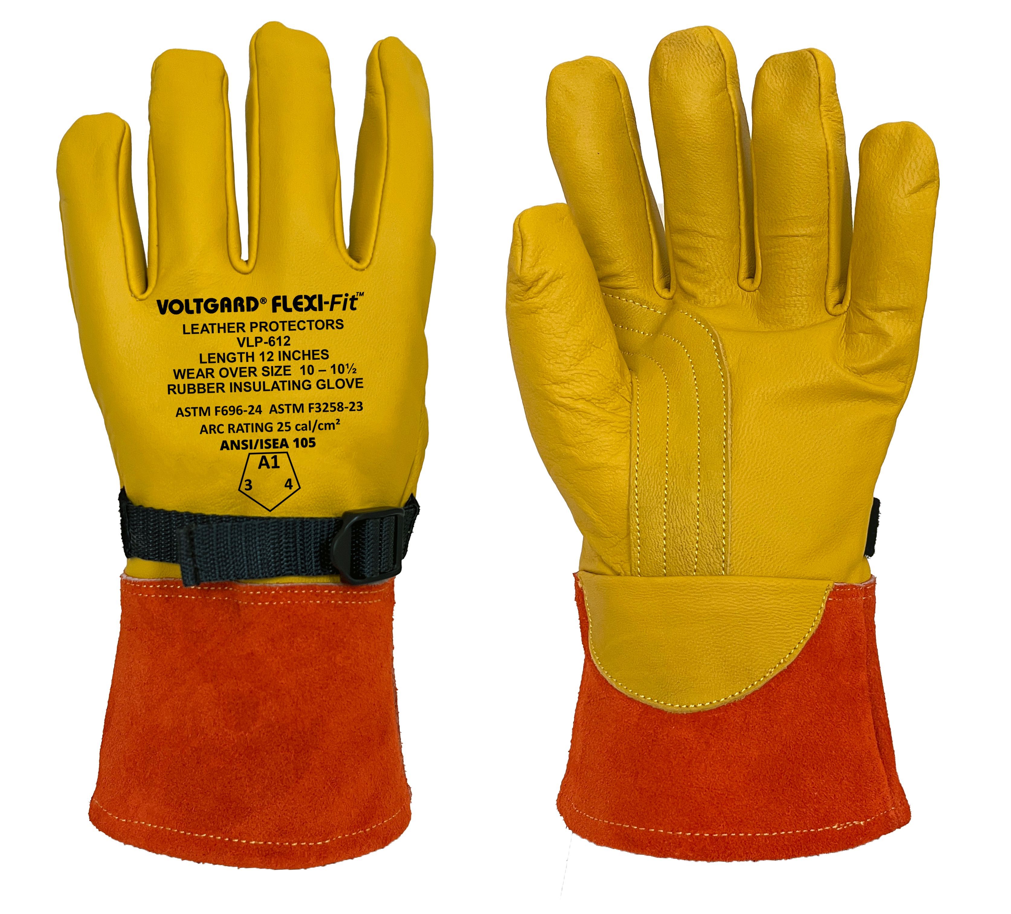 Saf-T-Gard® Voltgard® VLP-612/10 Flexi-Fit™ Leather Protector Gloves