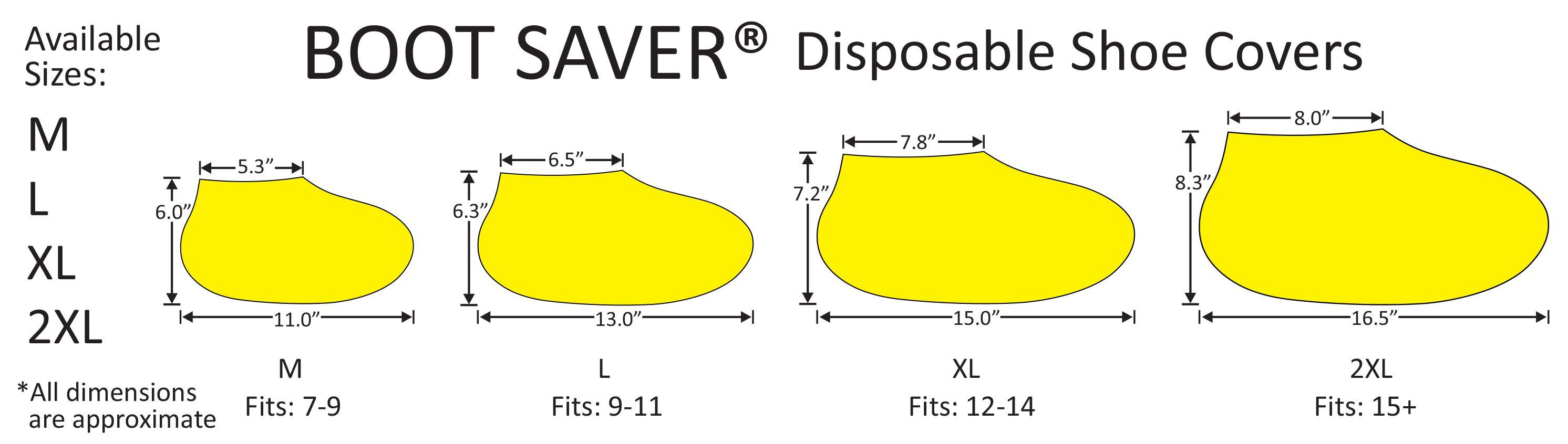 Tingley Boot Saver® 6336/2XL Natural Rubber Latex Boot Covers