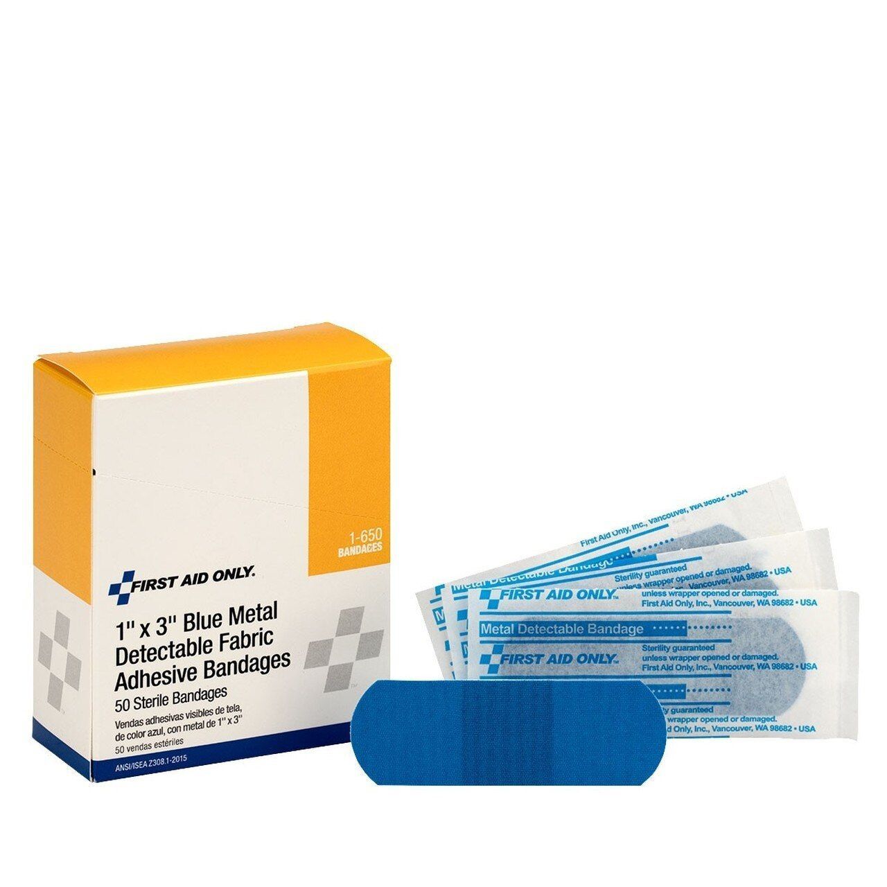 First Aid Only® G135 Metal-Detectable Adhesive Bandages