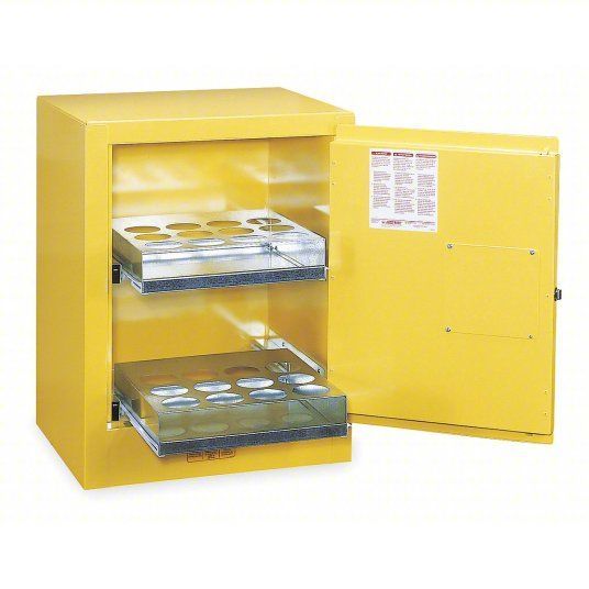 Justrite® Sure-Grip® EX 890500 24-Can Benchtop Cabinet