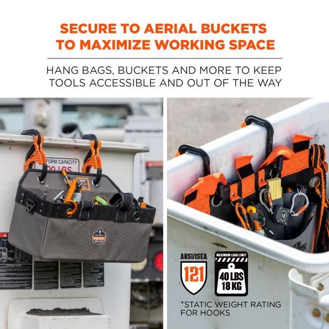 Ergodyne® Squids® 3178 Locking Aerial Bucket Hook