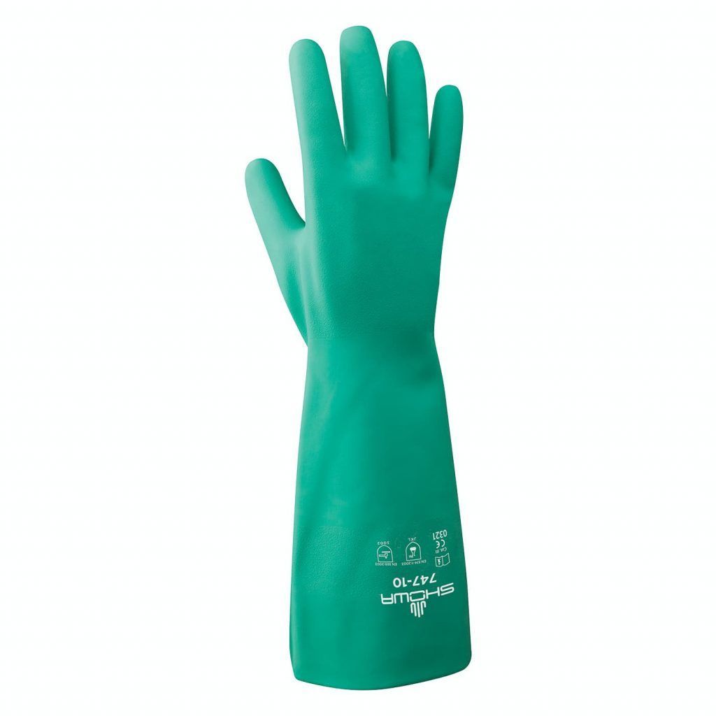 SHOWA® 747/10 Nitrile Chemical-Resistant Gloves
