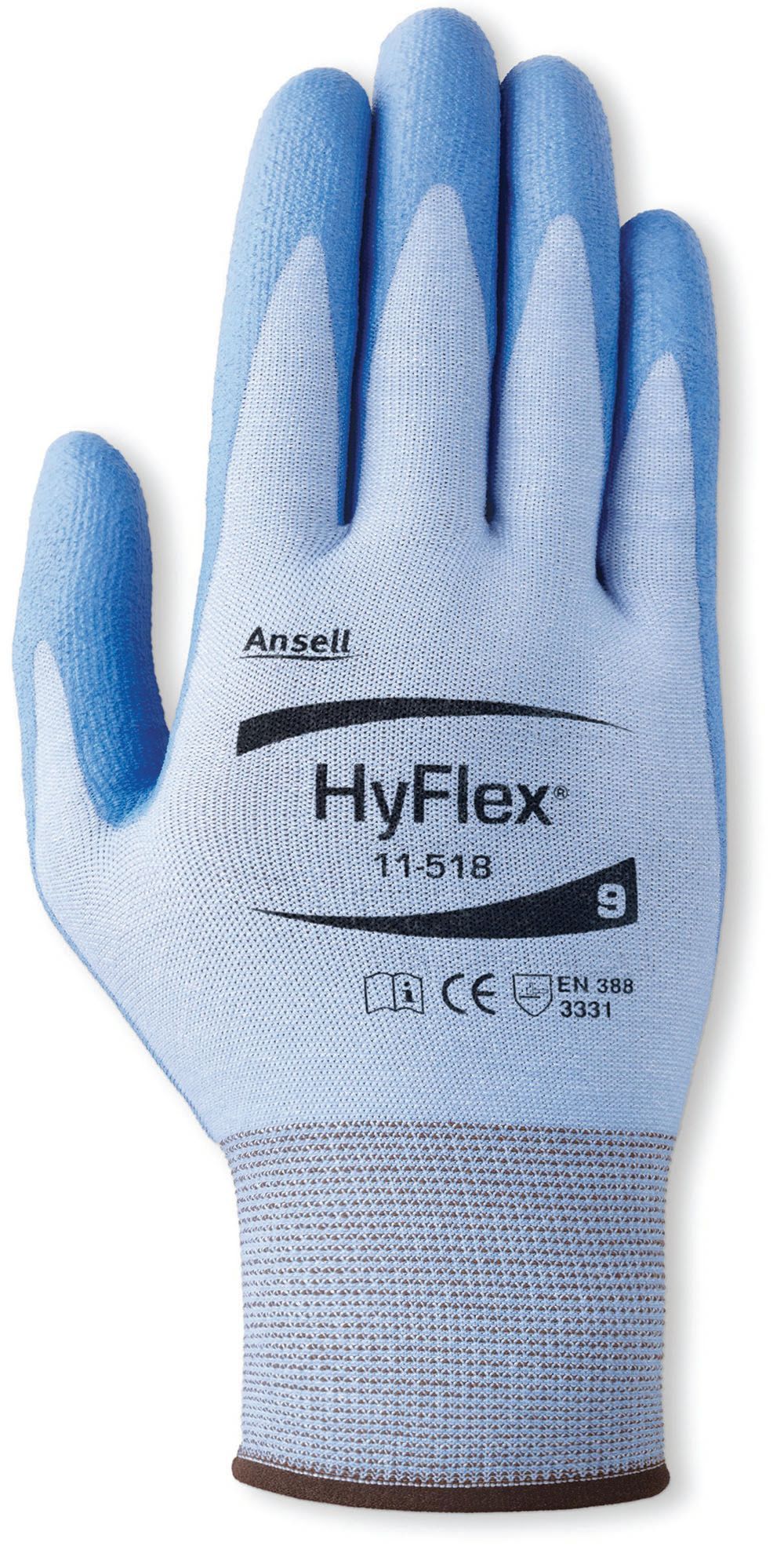 Ansell® HyFlex® 11-518/10 First-To-Market Ultralight Coated Cut-Resistant Gloves