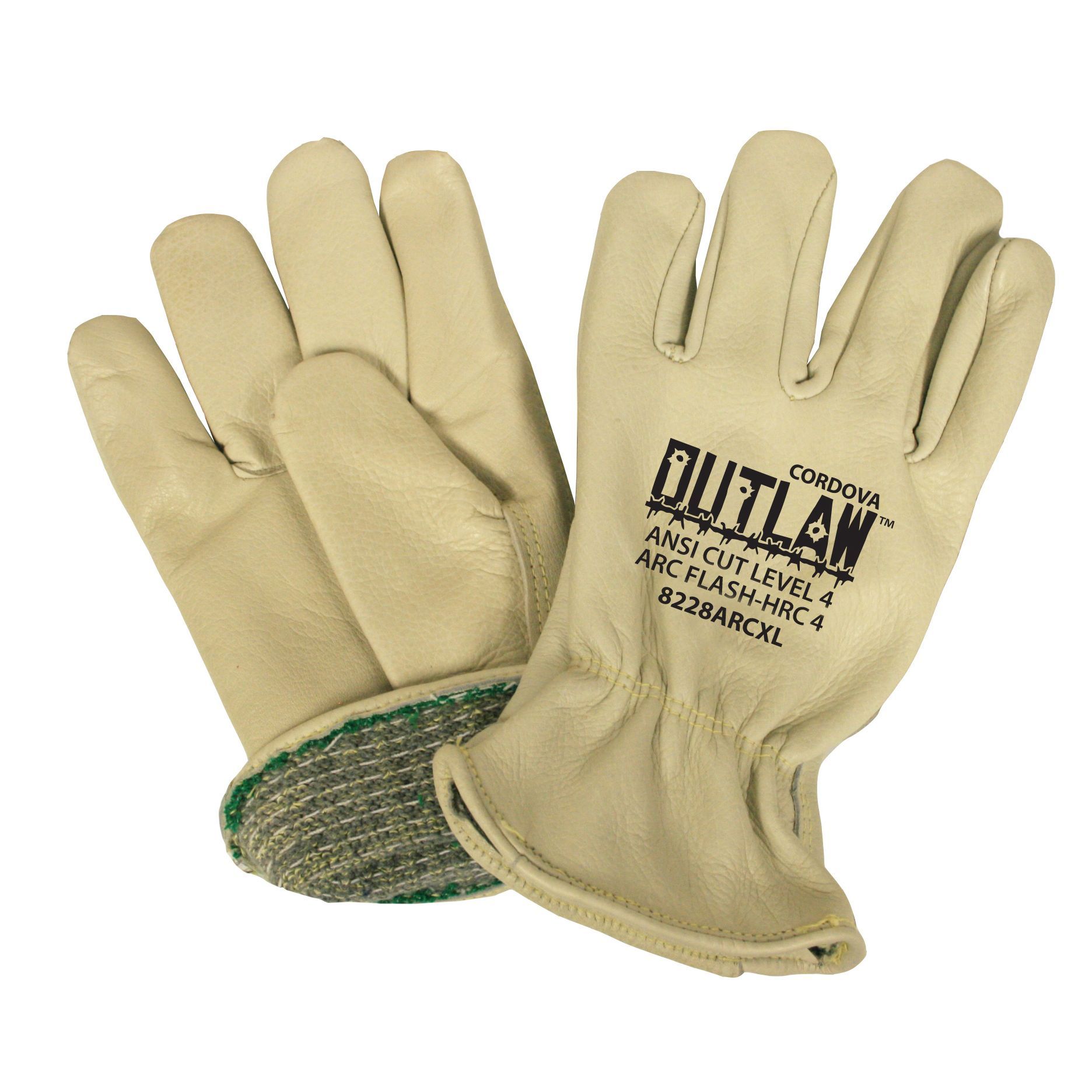 Cordova Safety Outlaw Arc™ 8288ARC/2XL Leather Driver's Gloves
