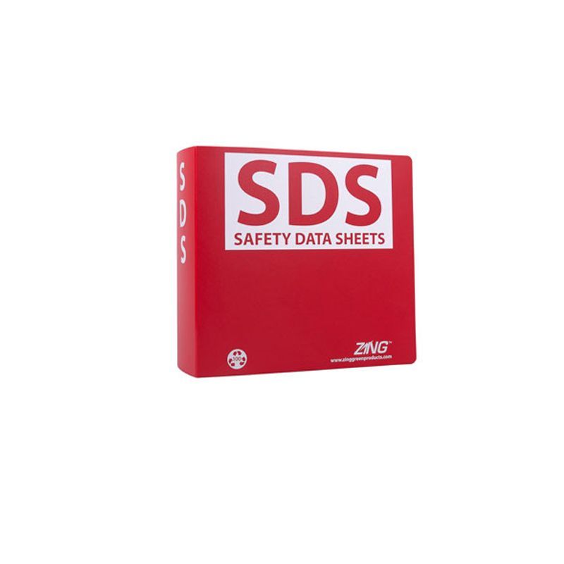 ZING ZING-6032 Eco GHS-SDS Binder: SDS SAFETY DATA SHEETS
