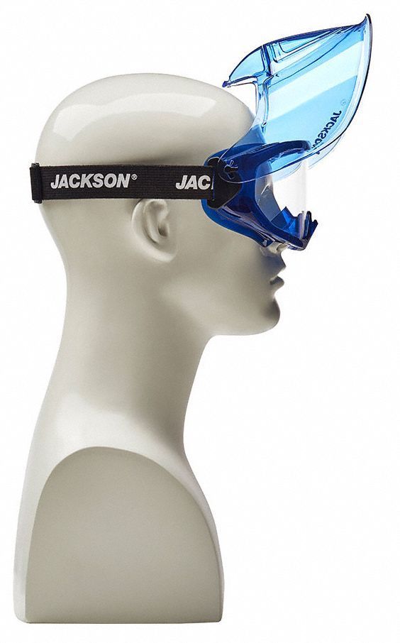 SureWerx Jackson Safety® 21000 GPL500 Safety Goggles with Detachable Faceshield