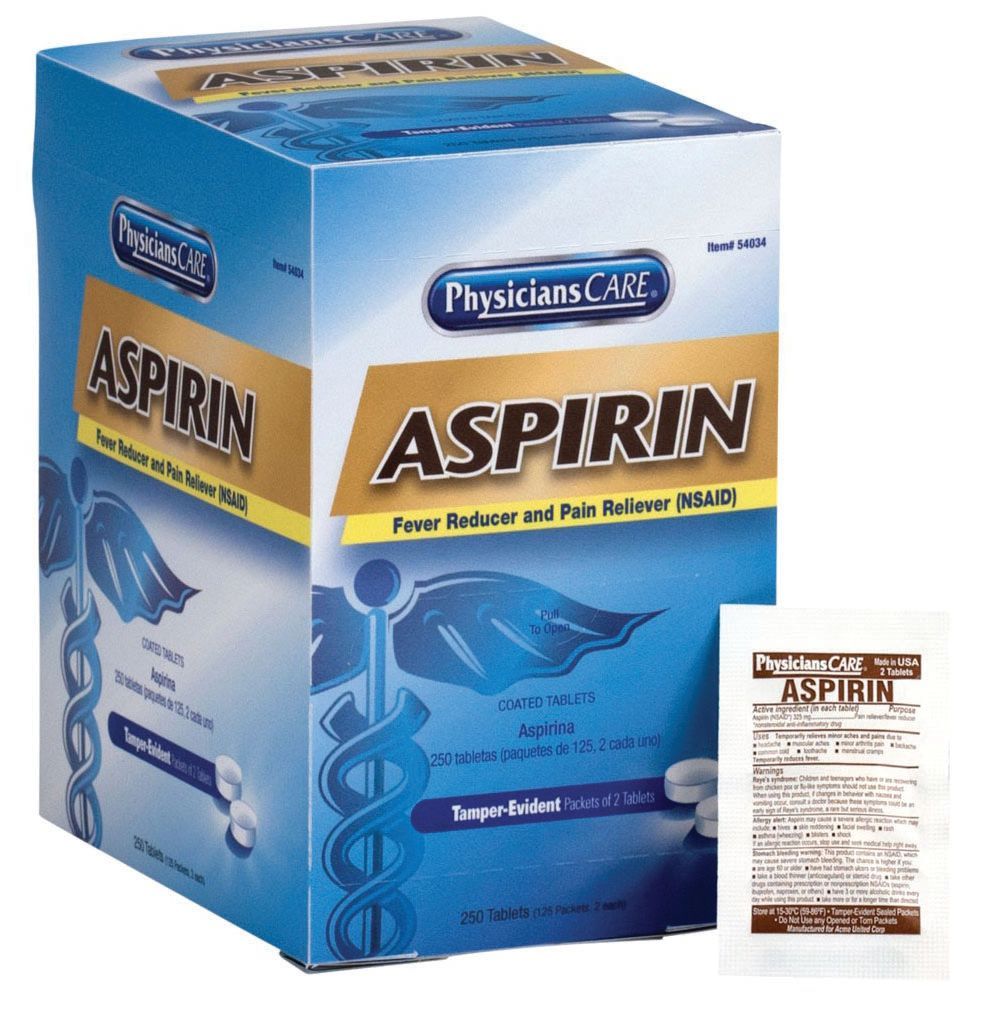 PhysiciansCare® 54-034 Aspirin (Compare to Bayer®)