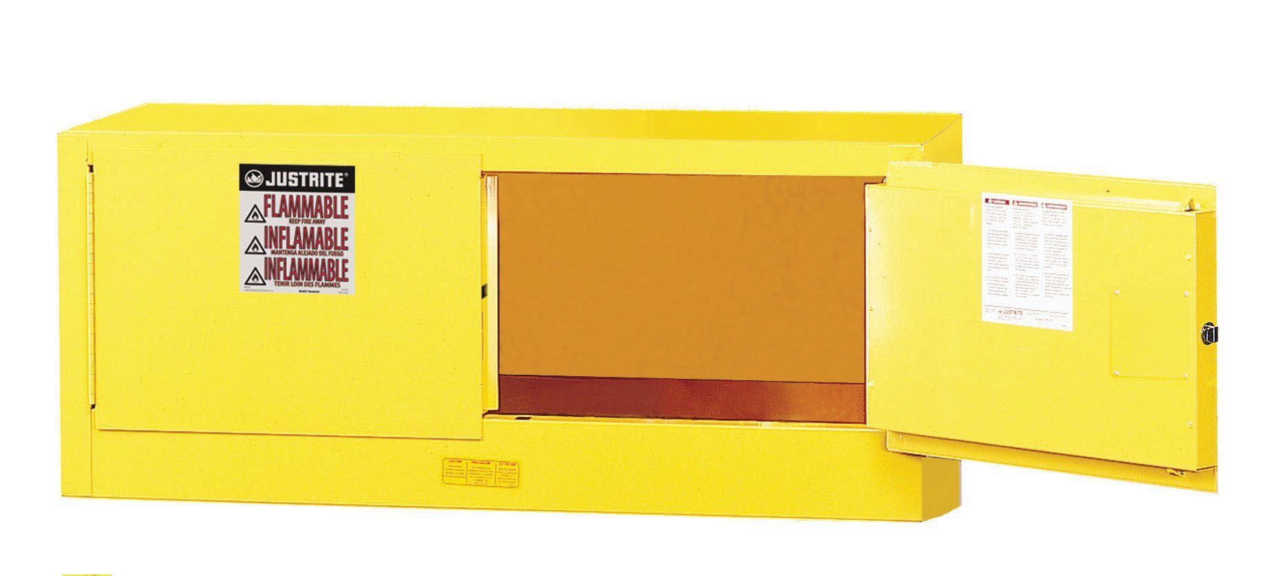 Justrite® Sure-Grip® EX 891300 Piggyback Safety Cabinet
