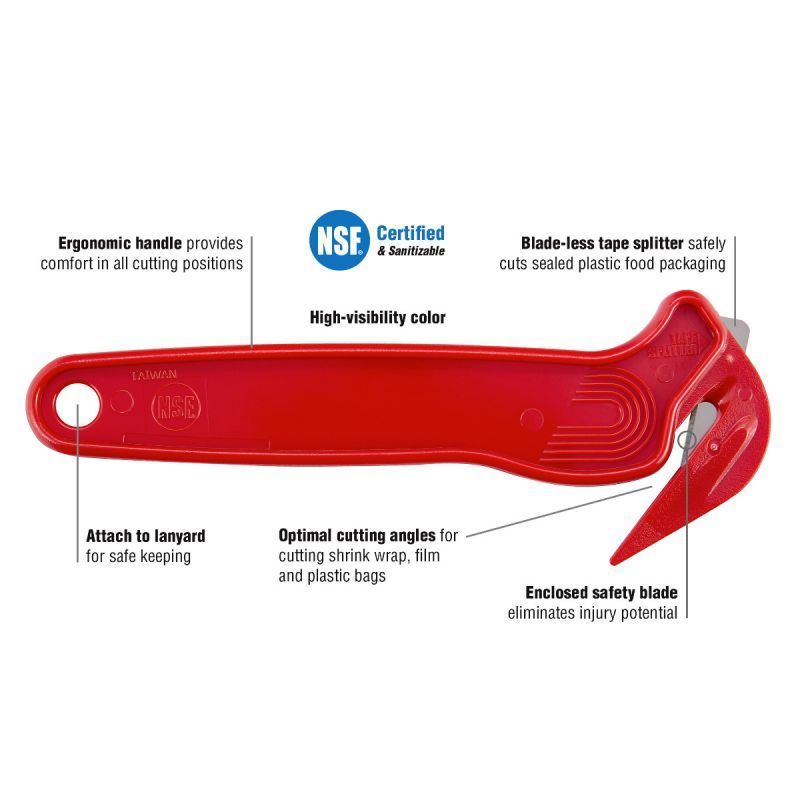 Pacific Handy Cutter DFC-364NSFR Food Safe Cutter