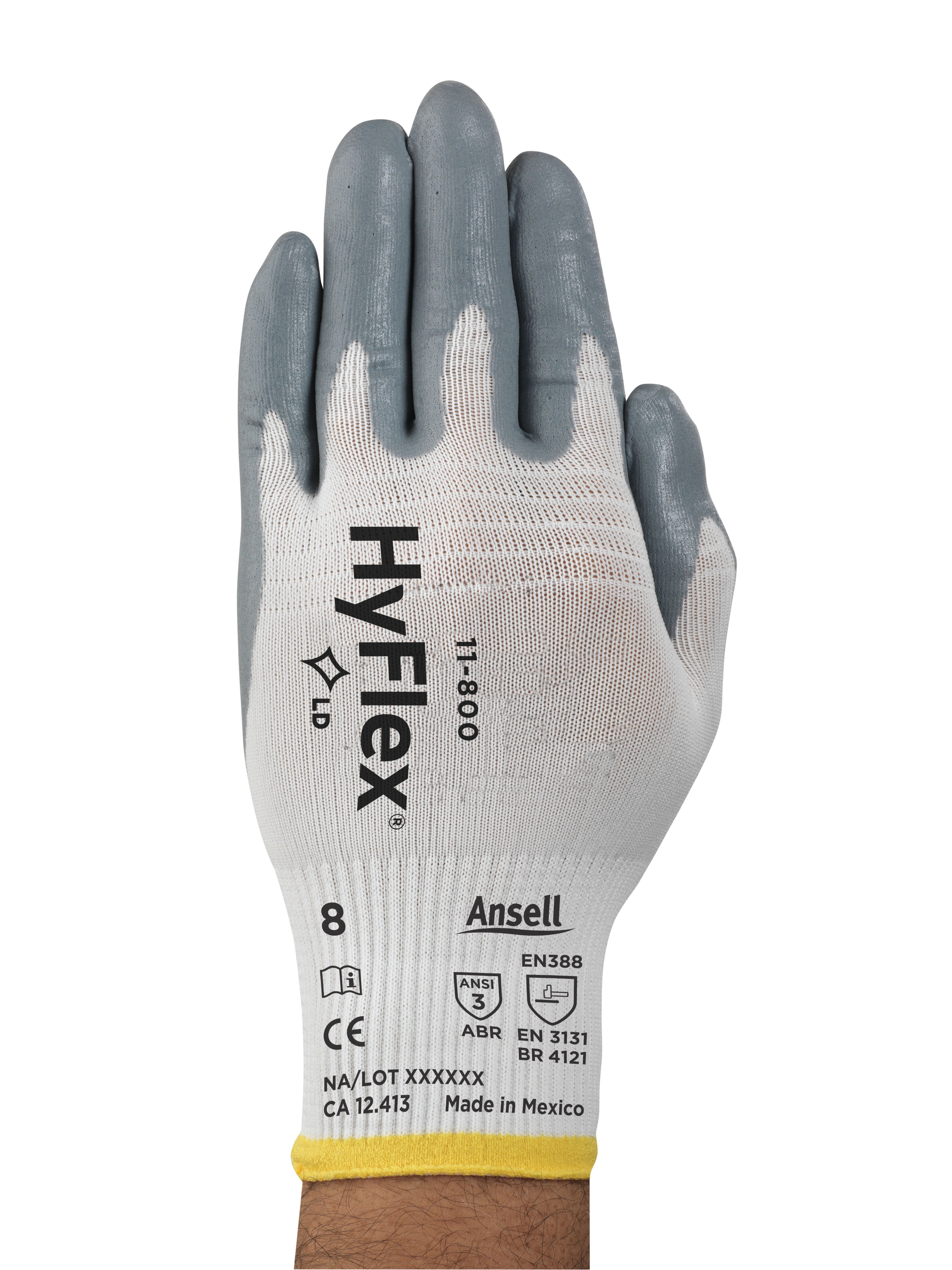 Ansell® HyFlex® 11-800/10 Light-Duty Multi-Purpose Coated Gloves