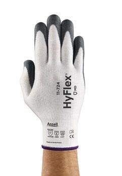 Ansell® HyFlex® 11-724/10 Light-Duty Coated Cut Protection Gloves