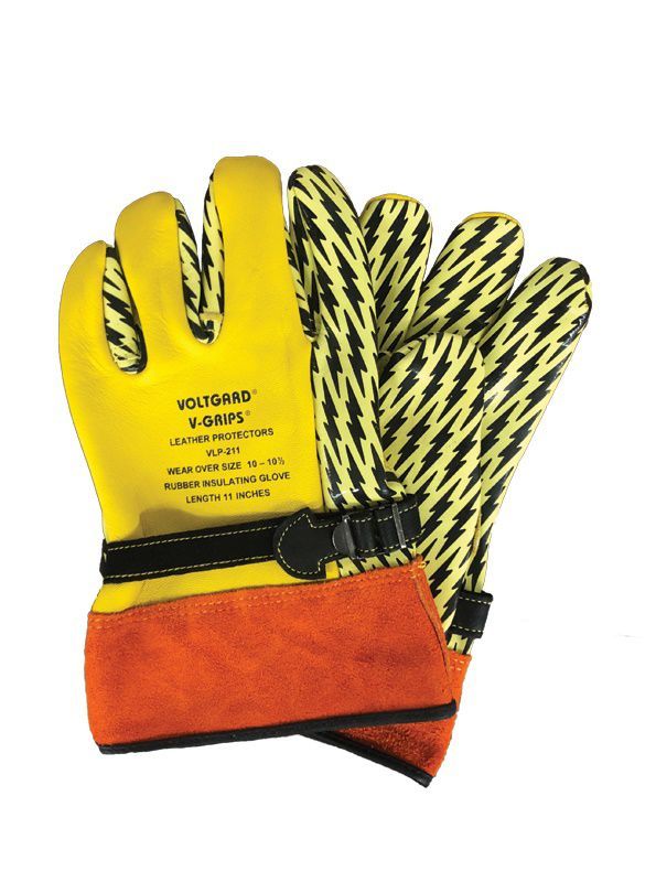 Saf-T-Gard® Voltgard® VLP-211/10 V-GRIPS® Leather Protector Gloves