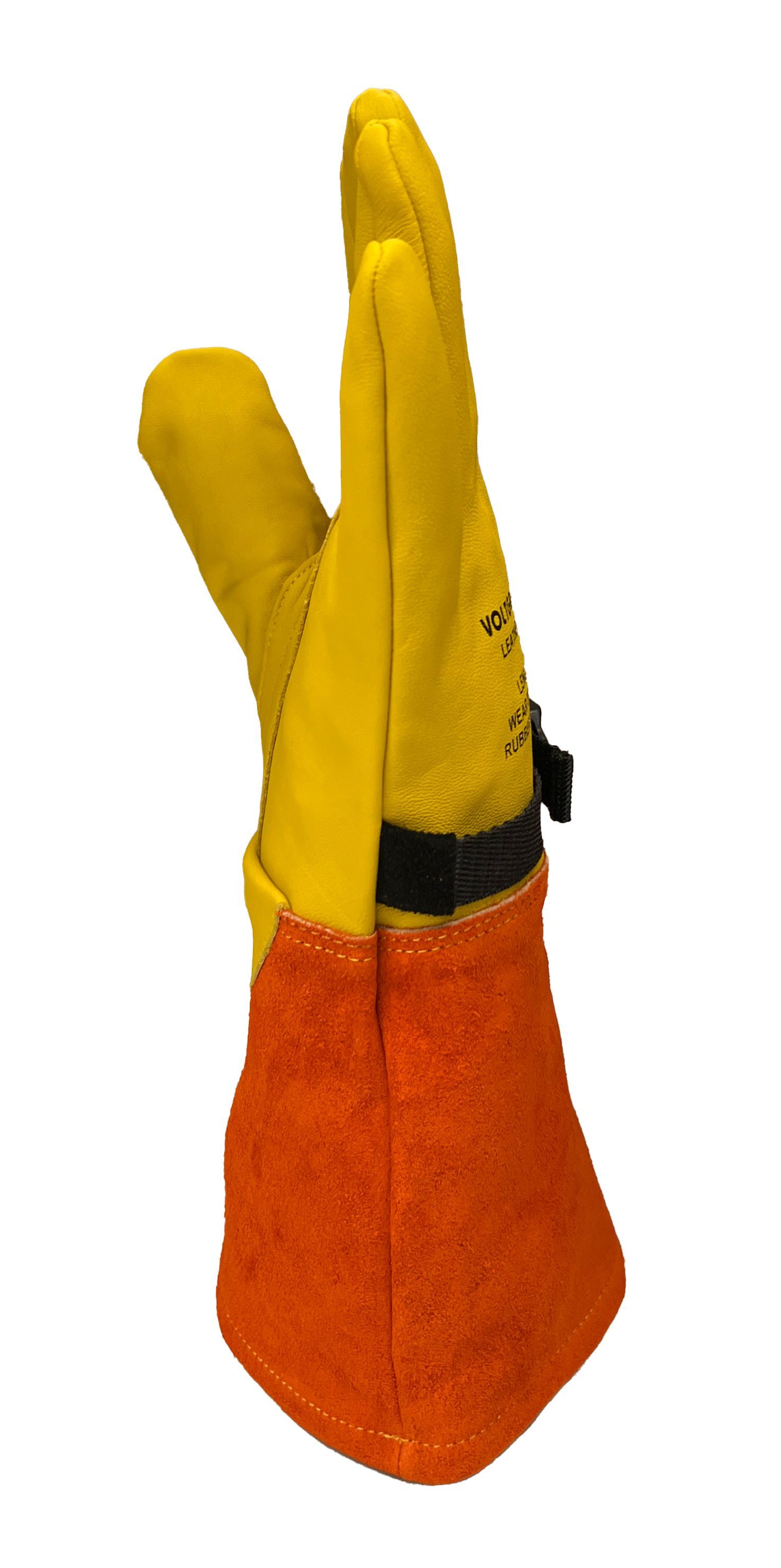 Saf-T-Gard® Voltgard® VLP-614/10 Flexi-Fit™ Leather Protector Gloves