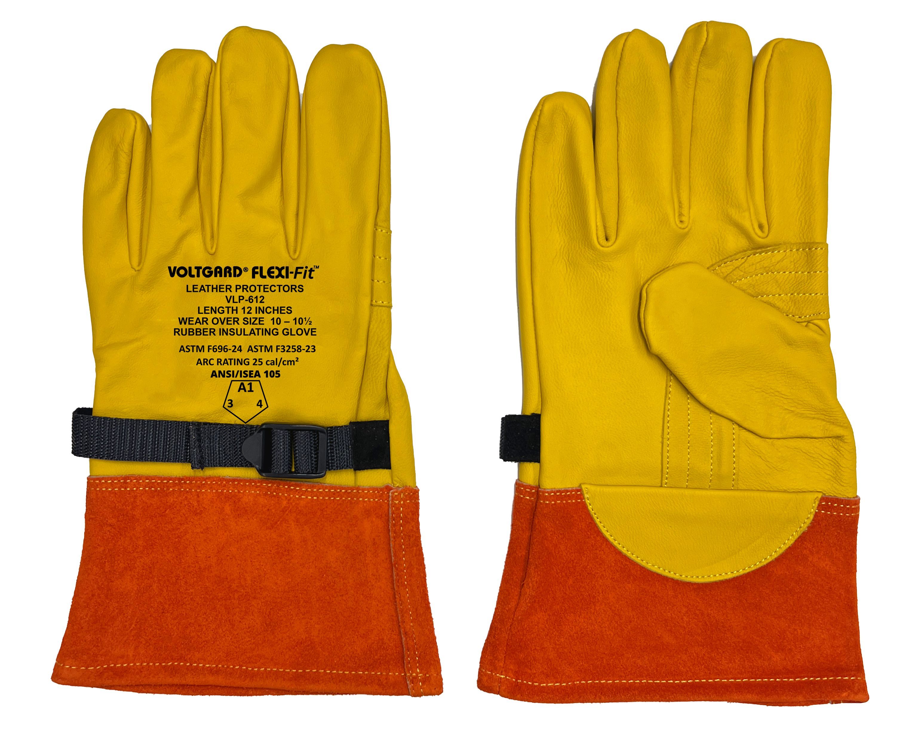 Saf-T-Gard® Voltgard® VLP-612/10 Flexi-Fit™ Leather Protector Gloves