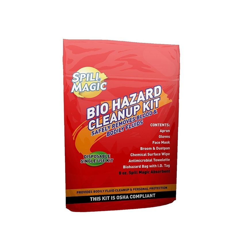 First Aid Only® SM-BIOHAZARD Spill Magic™ Biohazard Cleanup Kit