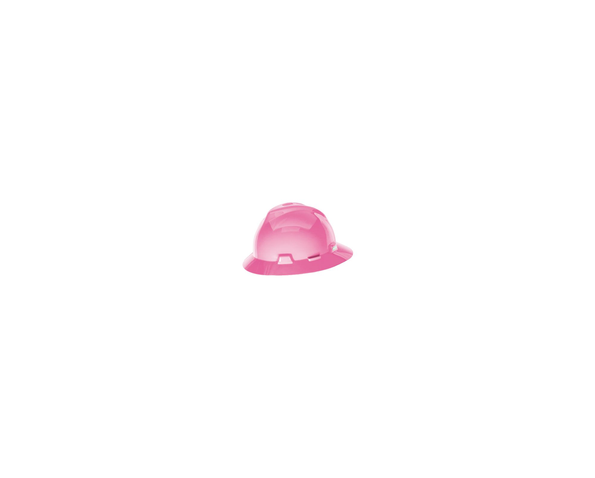 MSA V-Gard® 10156374 Full Brim Hard Hat with Staz-On Suspension