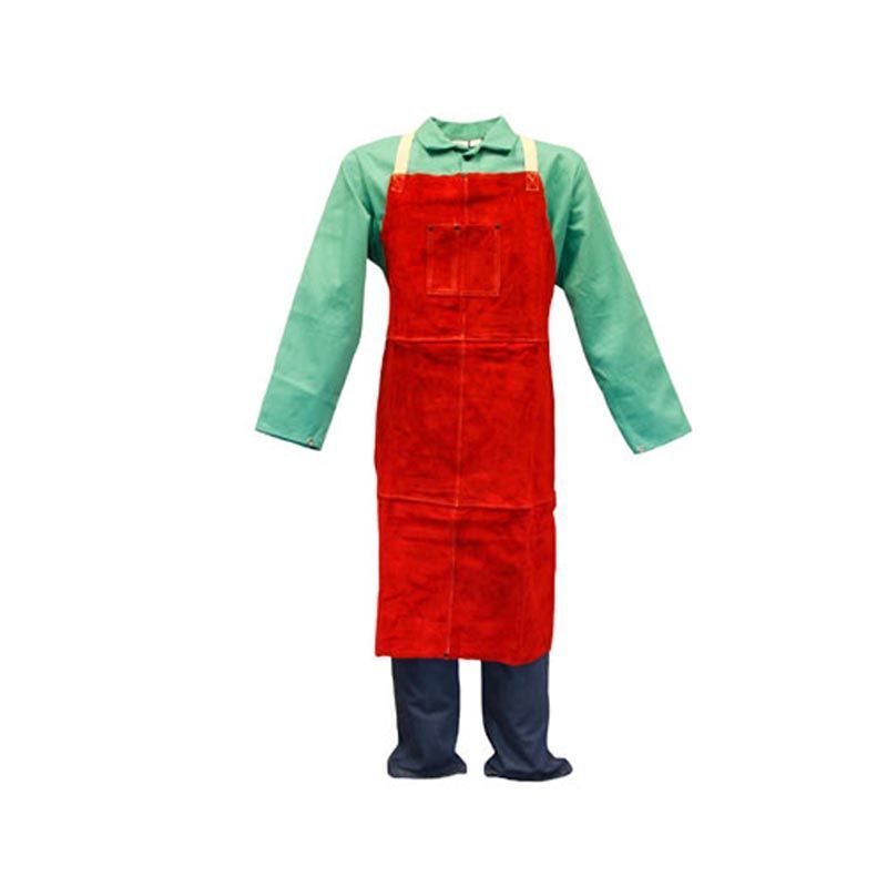 Stanco 536CL-RUST Leather Bib Apron