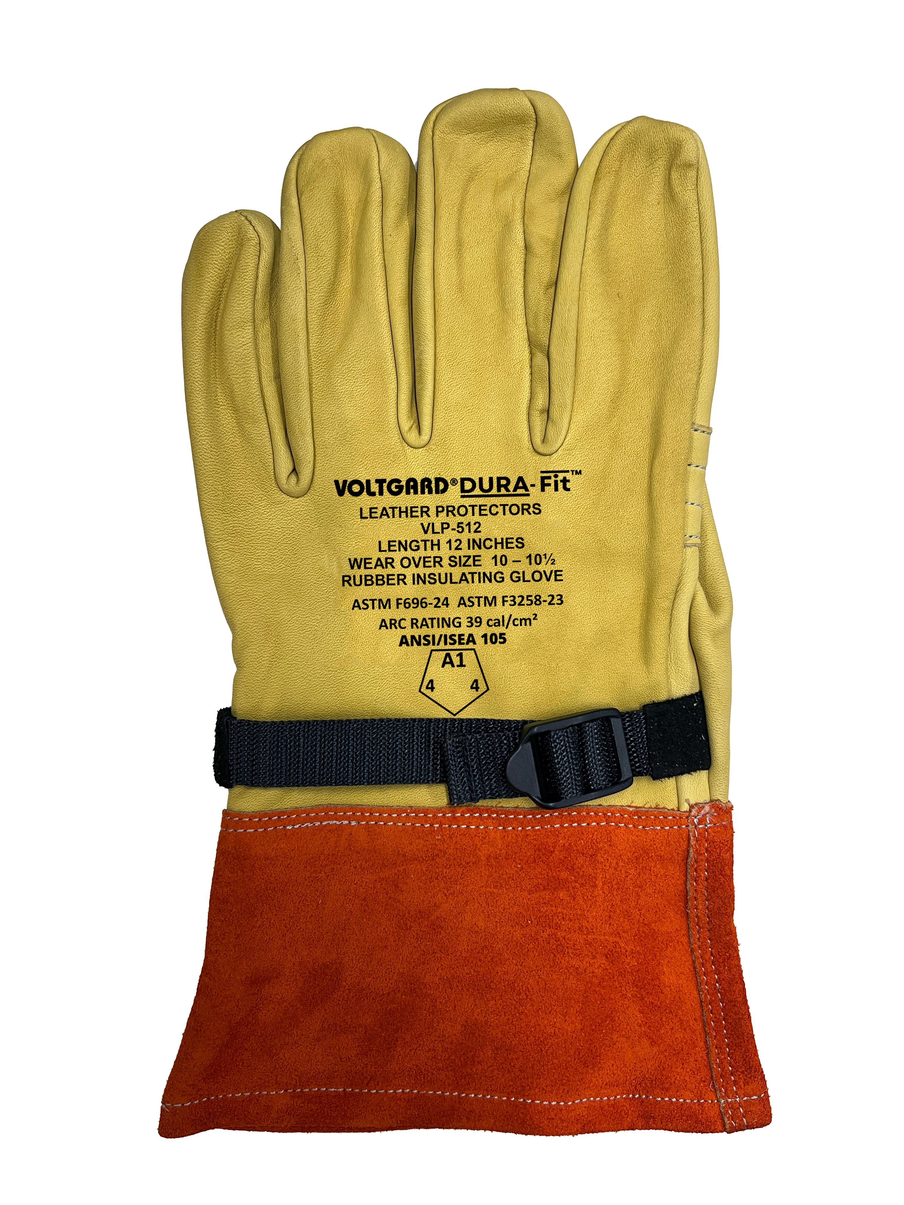 Saf-T-Gard® Voltgard® VLP-512/10 Dura-Fit™ Leather Protector Gloves