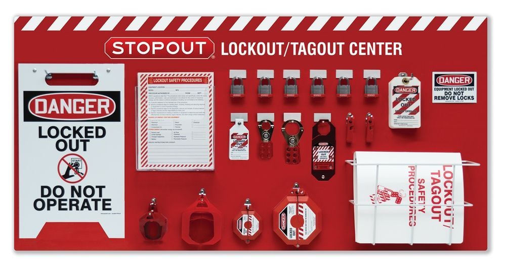 AccuformNMC™ STOPOUT® KST300 Standard Lockout Centers Combo Kit