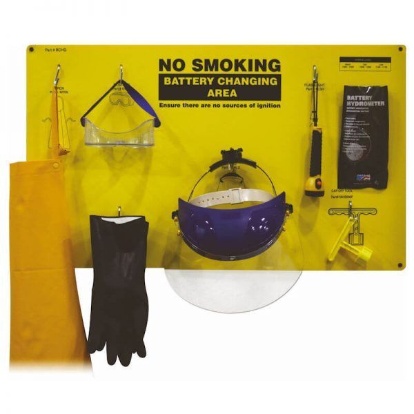 Ideal Warehouse Innovations Inc. 70-1170 Complete Forklift Battery Handling PPE Kit