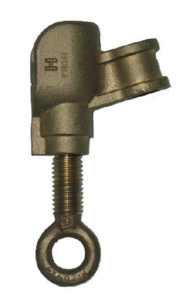 Hastings 21720 Bronze Ball Socket Eye Screw Ground Clamp