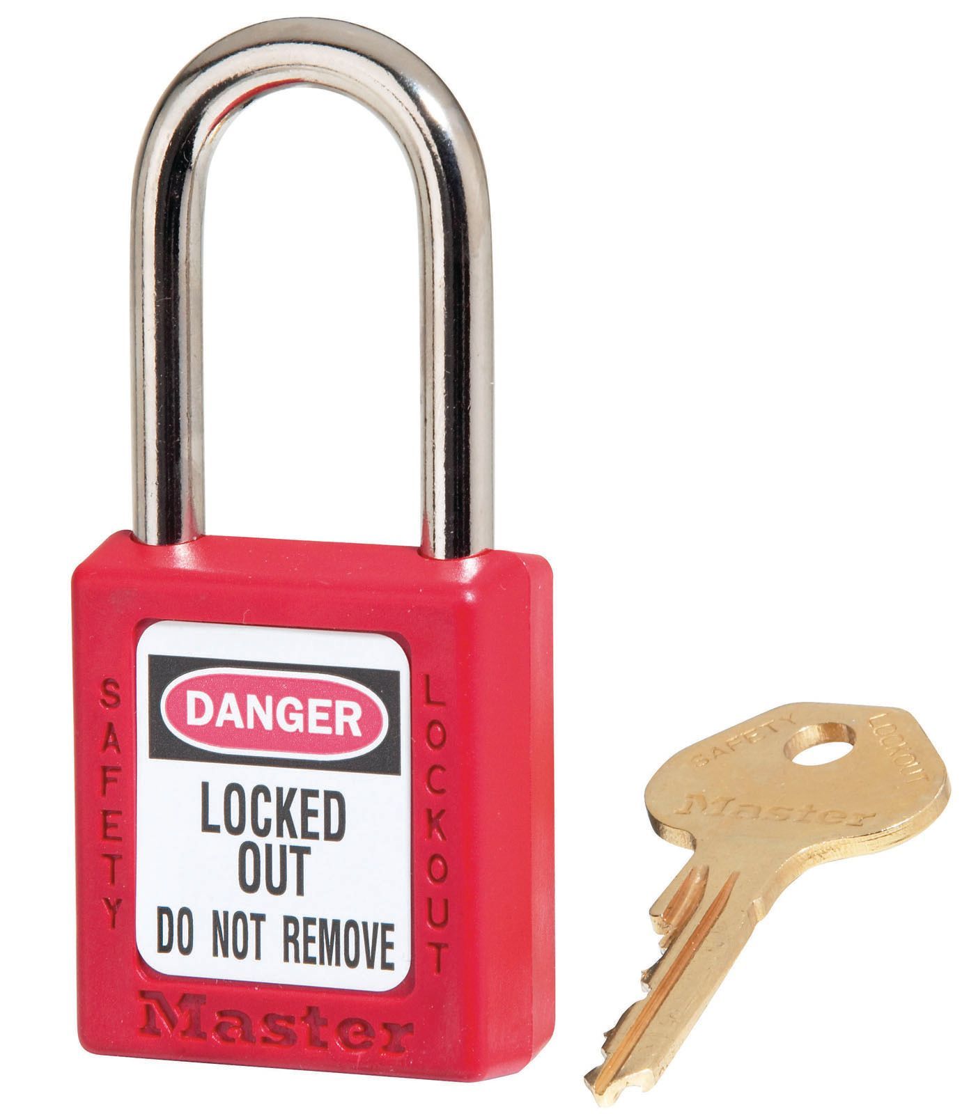 Master Lock® Zenex™ 410-RED Thermoplastic Safety Padlock