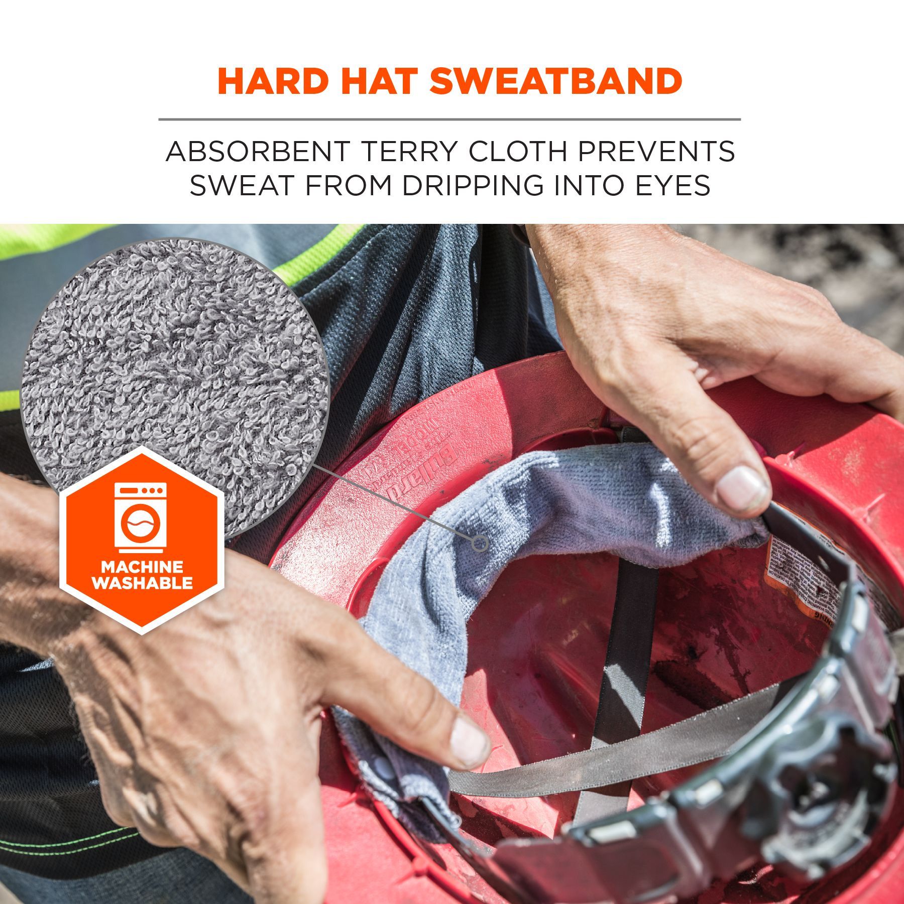 Ergodyne® Chill-Its® ERG-6609 Hard Hat Sweatband Liner