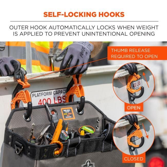 Ergodyne® Squids® 3178 Locking Aerial Bucket Hook