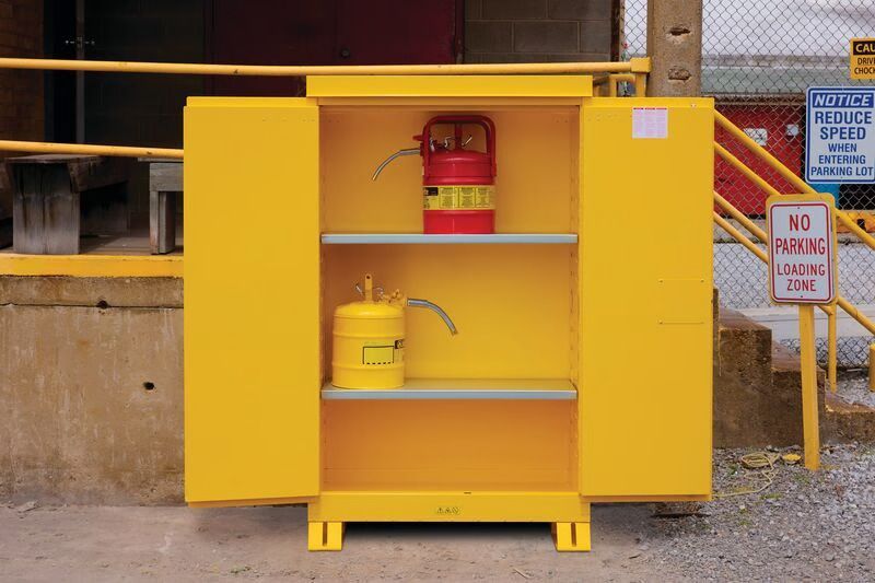 Justrite® Sure-Grip® EX 814500 45-Gal Outdoor Safety Cabinet for Flammables