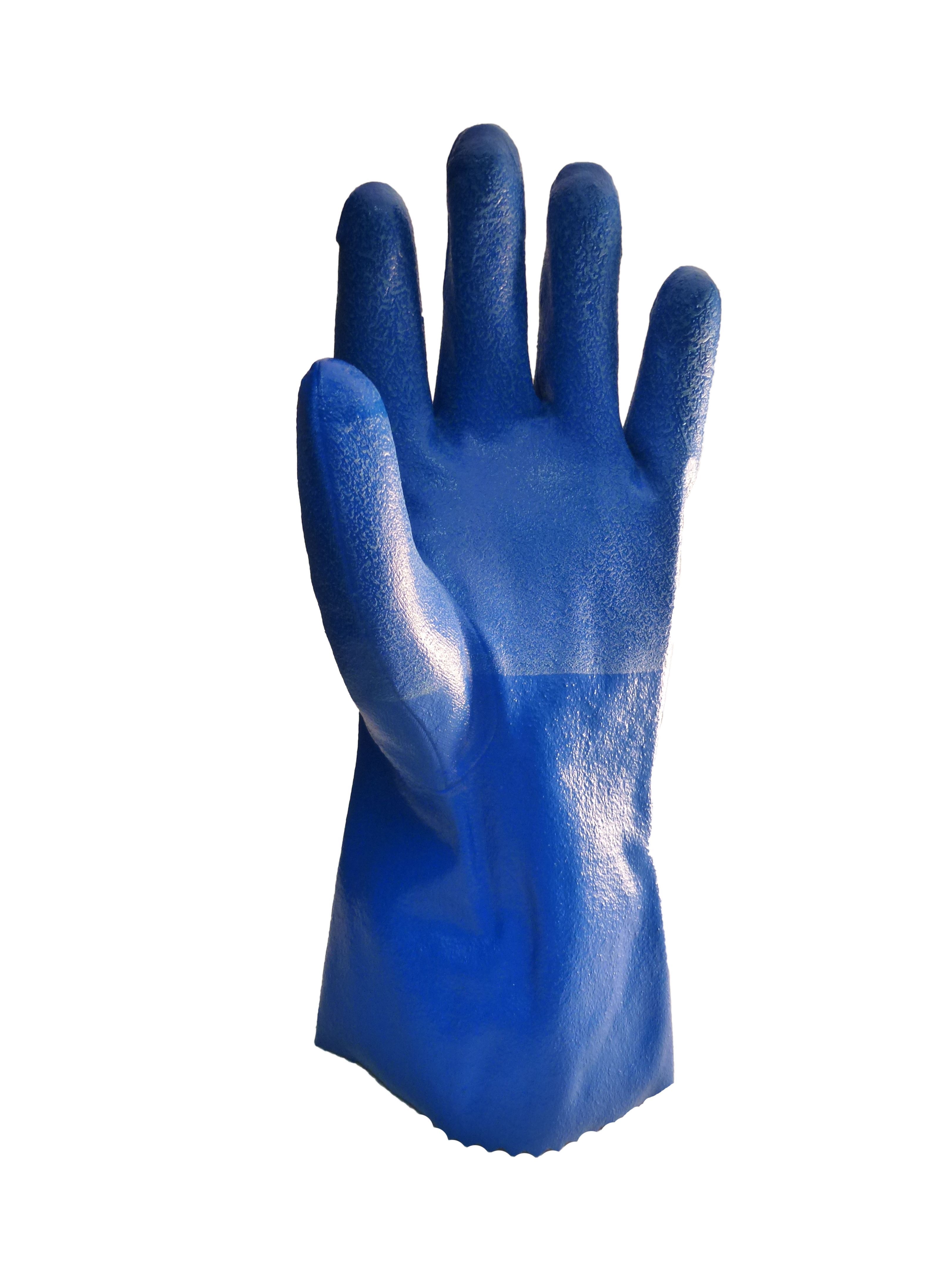 Saf-T-Gard® Solva-Gard® SGK-322/2XL Superflex Nitrile-Coated Chemical-Resistant Gloves