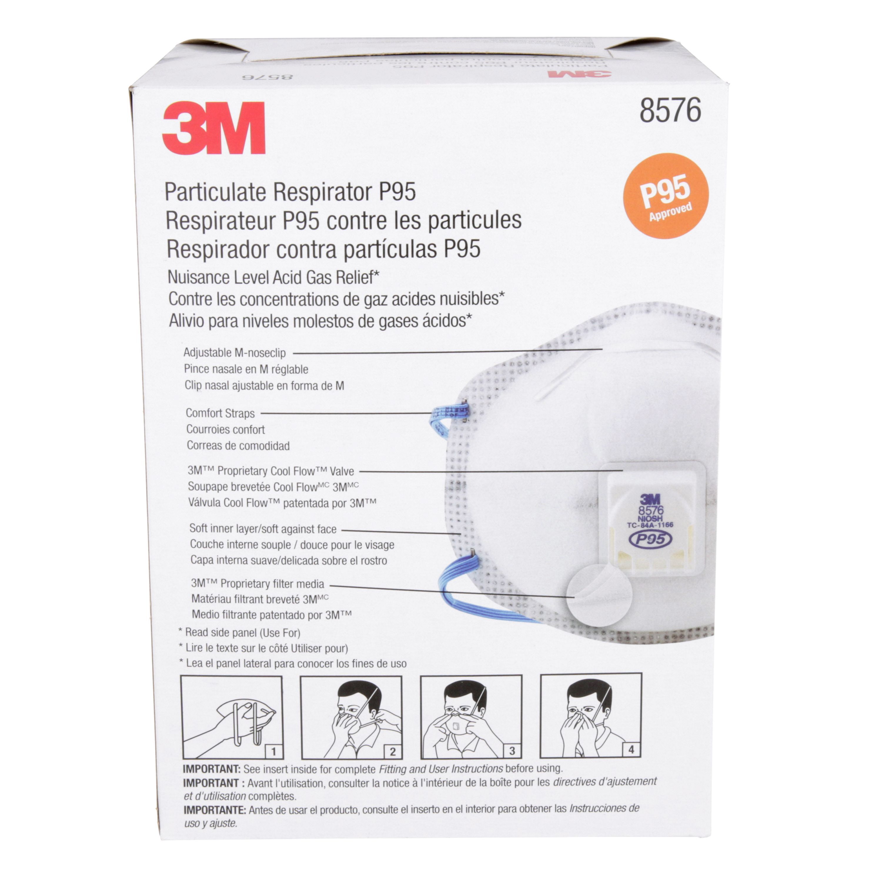 3M™ 8576 Disposable Respirator