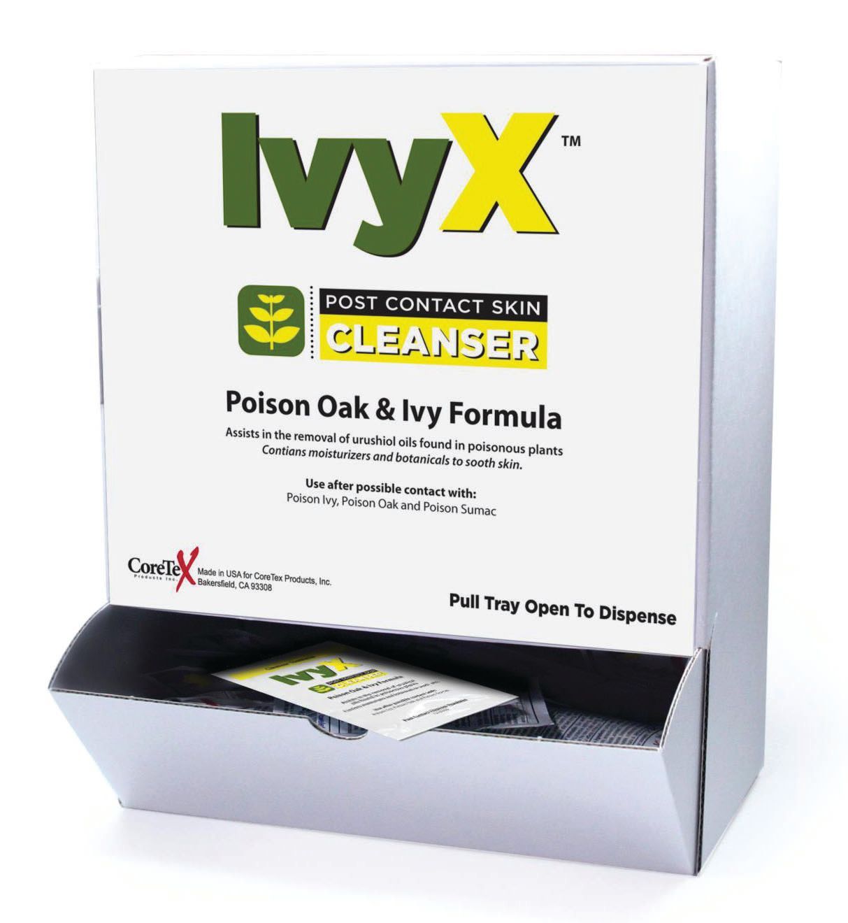CoreTex® IvyX® 84661 Post-Contact Skin Cleanser Towelettes