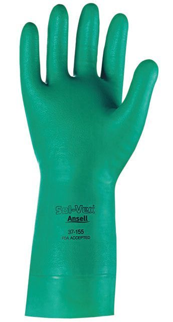 Ansell® Solvex® 37-155/10 Nitrile Immersion Chemical-Resistant Gloves