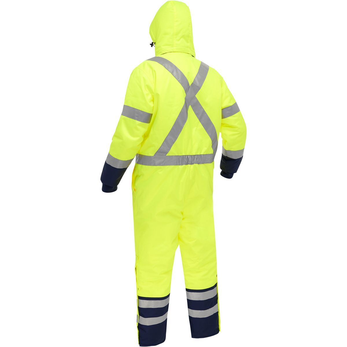 PIP Global Safety Bisley® 344M6453X-YLNV/2XL Hi-Viz Yellow ANSI Type R Class 3 Extreme Cold Coverall