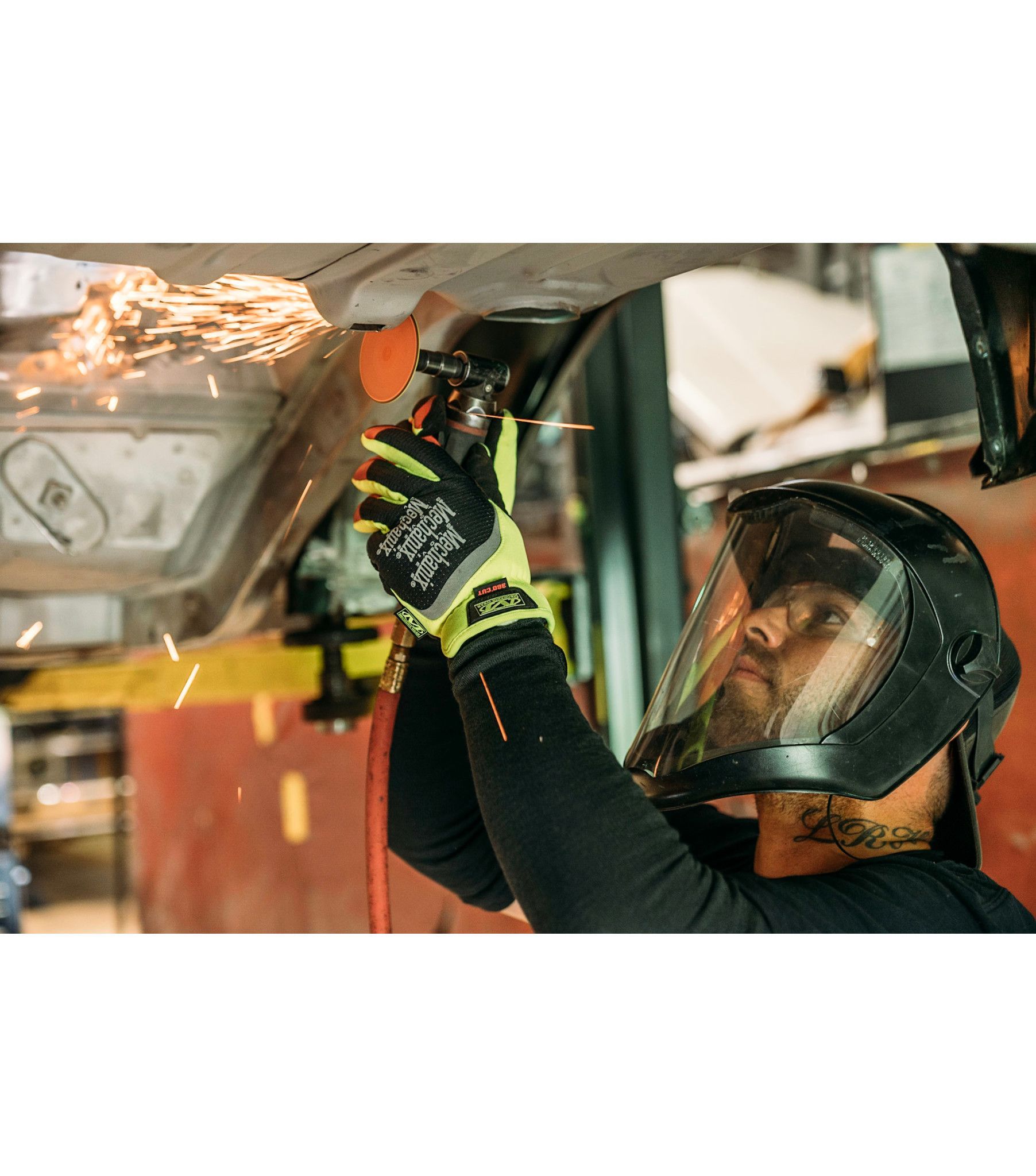 Chicago Protective Apparel Mechanix Wear® SFF-X91/2XL FastFit® Hi-Viz D4-360 Cut Resistant Gloves