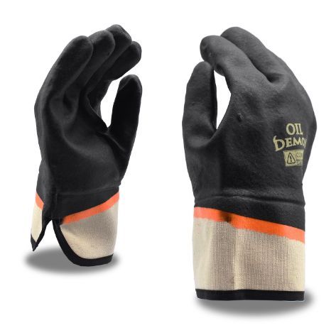 Cordova Safety Oil Demon™ 5300J PVC-Coated Chemical-Resistant Gloves